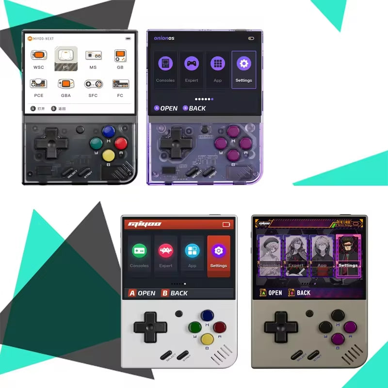 Mini plus Portable Retro Handheld Game Console V2 Mini+ IPS Screen Classic Video Game Console Linux System Children'S Gift