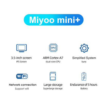 Mini plus Portable Retro Handheld Game Console V2 Mini+ IPS Screen Classic Video Game Console Linux System Children'S Gift