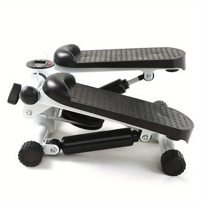 Compact Hydraulic Fitness Stair Stepper with Resistance Bands