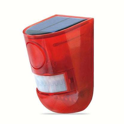 NNETM Solar Alarm Lamp with Motion Sensor Siren
