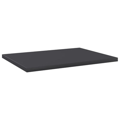 NNEVL Bookshelf Boards 4 pcs Grey 40x30x1.5 cm Chipboard