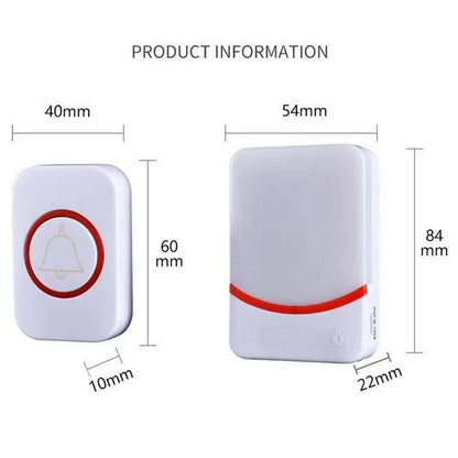 NNEDSZ Wireless Doorbell With Remote Control And Flashing Light - Cmf1188-11